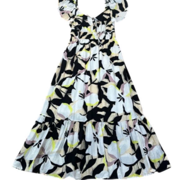 Nine West Black and White Floral Maxi Dress - Picture 1 of 1